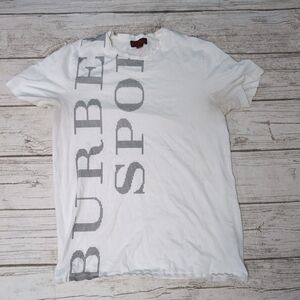 Burberry Sport White T Shirt Size Medium